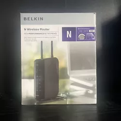 Belkin Wireless N Router F5D8236-4 300Mbps Wireless Fast Ethernet 10/100Mbps.
