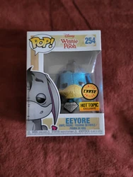 Eeyore funko pop 254 Chase, Diamond Collection, Hot Topic Exclusive.