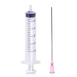 (5x 10ml Syringe with needle. 1) Disposable syringe with needle. Syringe Color: White. Syringe length: Approx. 1) No...