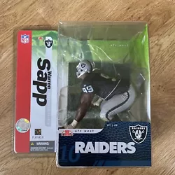 McFarlane NFL Series 10 Warren Sapp Oakland Raiders 2004 Action Figure.
