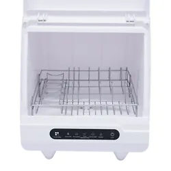 Maximum Power: 1200W. Water Consumption Per Dishwashing:4-5 L. Even The Toughest Of Dirt, Countertop Dishwasher Can Be...