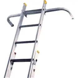 Aluminum Ladder Stabilizer. Louisville Ladder stabilizer fits extension and single ladders with rails up to 4 in. by 1...