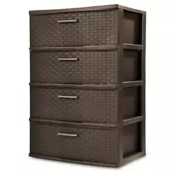 The 4 Drawer Wide Weave Tower is ideal for 