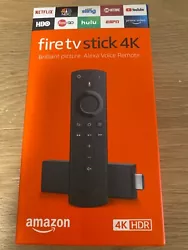 New Second Generation Amazon Fire TV Stick 4K Streaming Device with Alexa Voice Remote with volume control.  FREE USPS...