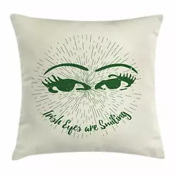 Accent Cushion Cover with digital printing. PRINTED ON BOTH SIDES. With hidden/invisible zipper which allows easy...