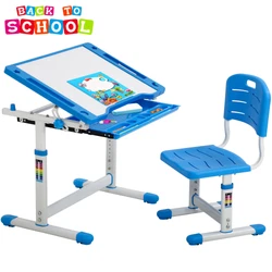 High quality height adjustable desk and chair set. Both desk and chair are height adjustable to keep up with your...