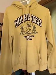 Vintage Hollister Hoodie Sweatshirt Logo Size Medium Small Character Flaws. Condition is Pre-owned. Shipped with USPS...