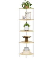 [Space-Saving Corner Bookshelf] Turn your empty corner space into functional storage with this 11.8” x 11.8” x...