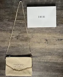 This is for (1) Dior Convertible Cosmetic Pouch/Crossbody/Wristlet It was originally a clutch type make up bag given...