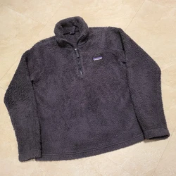 Selling Patagonia Los Gatos Womens S Small Sherpa Deep Pile 1/4 Zip Grey Fleece Jacket. You can see the condition from...
