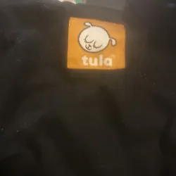 Tula Baby Carrier Toddler Black 15-45 Lbs Adjustable Unisex Hook & Loop Pocket. Condition is Used. Shipped with USPS...