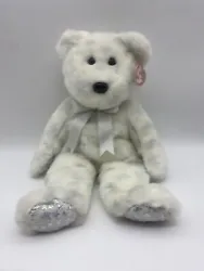 TY Beanie Baby Buddy - The Beginning Bear - Sparkles On Feet & Hands NEW 14 inch. Condition is “New” with original...