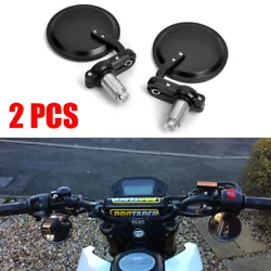 Fits For: Electric Vehicle and Motorcycle With 22mm Handle Bar. 2x side mirrors (left and right side). Universal for...