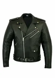 THE BIKER USA. -This Jacket Is Made of High Quality Genuine Leather. -This leather jacket is perfect for biking,...