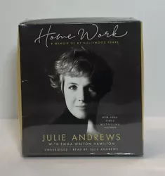 Home Work : A Memoir of My Hollywood Years by Julie Andrews 2019 Compact Disc. Brand new still in the plastic wrap....