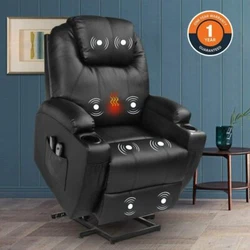 Massage & Heat Function. Thick padded headrest with soft PU give you a most comfortable feeling. High-quality Motor...