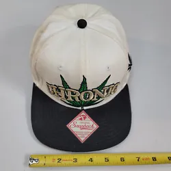CHRONIC Pot Leaf SNAPBACK Baseball Hat. Size: Snapback Adjustable.