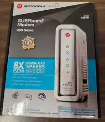 Wired modem only. NOT compatible with Verizon, AT&T or Centurylink. REQUIRES Internet Service.