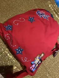 NWT Bratz Red Girls Backpack Drawstring Bag. Condition is 