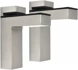 The whole surface of high-Brushed nickel finish, smooth and flat to high quality. Zinc alloy construction, ensuring...