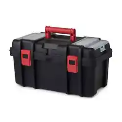 Use the integrated lid organizers to keep small parts accessible while you work and the removable utility tray to...