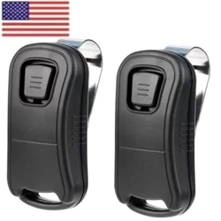 2 x Garage Door Op ener Remotes for Genie G1T-BX 38501R G1T G-R24. Not compatible with dip switch style remotes....