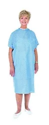 Essential medical cotton gowns are made from high quality print cloth material with a center tie in back. Roomy sleeves...