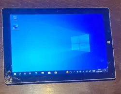 Microsoft Surface 3 Atom x7-Z8700 Tablet PC Vitre Cassé 4 go de ram et 128 de disque dur Sans clavier