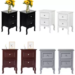 This nightstand is an easy addition to your bedroom decoration. Besides, this nightstand gives a feeling of elegance...