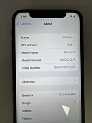 • Apple IPhone X 64GB• Color: black • Carrier: Unlocked  .No iCloud attached .Battery capacity 100%•screen has...
