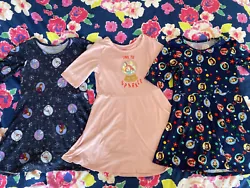 Disney Princess and Frozen - Three Dresses - Girls Size S 6 6X Super Soft. Great spin dress. Sleeves are slightly...