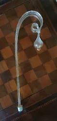 1 branche en verre de Murano PIÈCE DÉTACHÉE POUR LUSTRE. Dimensions 45cm x 11 cm