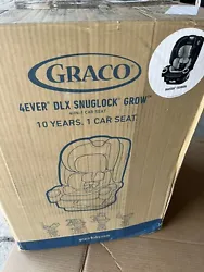 The Graco 4Ever DLX SnugLock Grow 4-in-1 Car Seat gives you 10 years of use with one car seat. This car seat grows with...