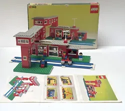 Lego réf 148gare voyageurs / Central station. Année : 1975. Notice dinstructions en bon état, pas de déchirure ni...