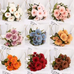 1 bunch fake flower. Material:Silk,Plastic. Size:about 20 30cm.