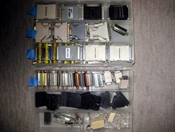 RS232/DB Computer connectors, tester & parts new. Included are: (14) assorted DB25 gender changers, (7) Female DB25...