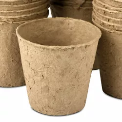 Material:All natural seed starter pots that contain premium Canadian sphagnum peat. Peat allows plants to go straight...