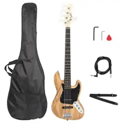 Looking for a high-performance bass guitar?. Then take a closer look at our Glarry Gjazz Electric 5 String Bass Guitar...