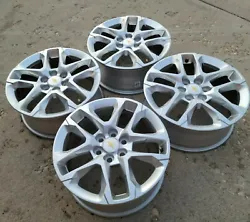 These wheesl are in good used condition. See condition description and pictures for a better idea.  18X7.5 size...