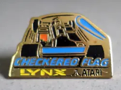 Pins CHECKERED FLAG / Lynx Atari.