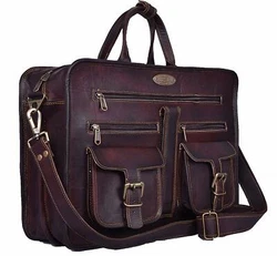 Handle on top makes it even more comfortable laptop briefcase to carry. Great gift for professionals, artists and all...