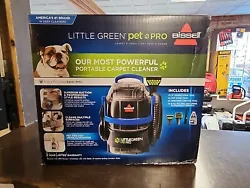 BISSELL Little Green Pet Pro Portable Carpet Cleaner - Cobalt - 2891 (BRAND NEW).