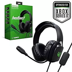 Engage your gaming instincts with the KMD® Instinct - Deluxe gaming headset for Xbox One®. The stereo sound with 40mm...