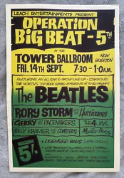The Beatles concert poster 18” x 12” reproduction.MANY MORE POSTERS AVAILABLE PLEASE CHECK MY STORE!!!