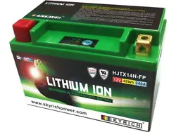 Les batteries Skyrich Lithium Ion sont des très bonnes remplaçantes des batteries traditionnelles. Se monte sur les...