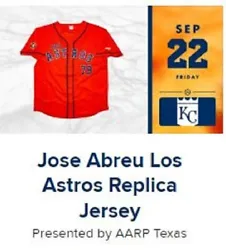 New in bag and unworn or opened. Great for your Astros collection. Jose Abreu SGA Replica Orange Los Astros Jersey. I...