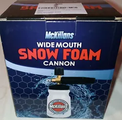 Mckillans Pressure Washer Wide Mouth Snow Foam Cannon. 1/4