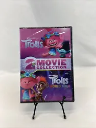 Trolls & Trolls World Tour 2-Movie Collection DVD.