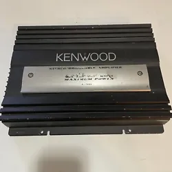 This Kenwood KAC-728S power amplifier is a great addition to your car audio system. With a maximum power of 600 watts,...