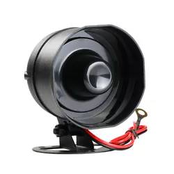 New Compact Multi-Tone Siren (Non Programmable) for Car Alarm 12v. Simple 2 wire hookup for siren and ground.